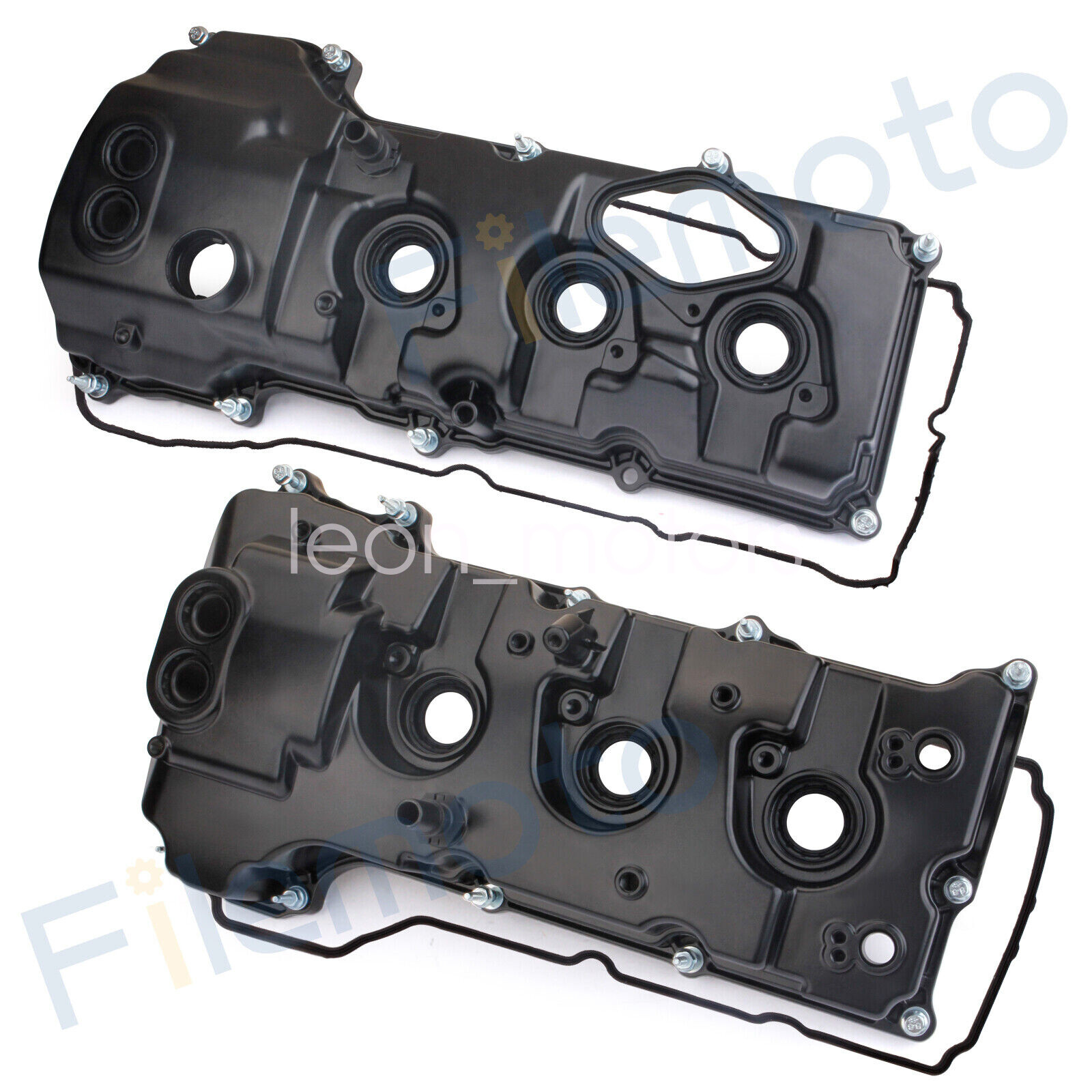 2* Aluminum Engine Valve Cover for Ford 13-16 F-150 15-23 TRANSIT-150 3.5L Turbo