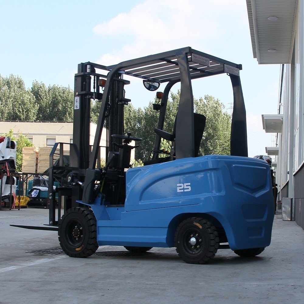 FREE SHIP 2.5Ton 5500lbs Electric Forklift Rated W/60V 70Ah Charger Side Shift
