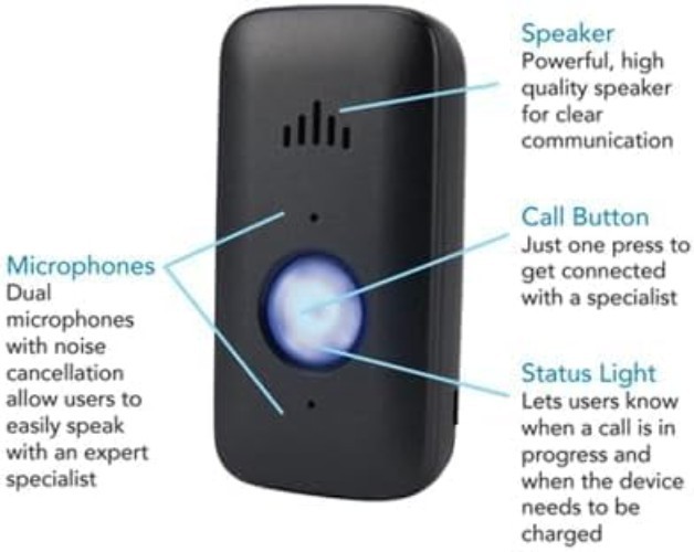 Fall Detection Medical Alert System with 24/7 Monitoring