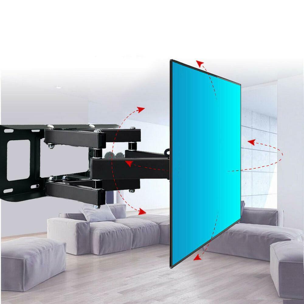 Articulating Full Motion TV Wall Mount Swivel Tilt For 32 42 47 50 55 60 65 70"