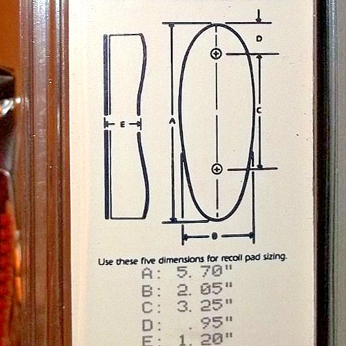 Pachmayr Model T-660-L-LE-BL Pad-Triple Magnum ~ NEW IN PACKAGE ~ FREE SHIPPING