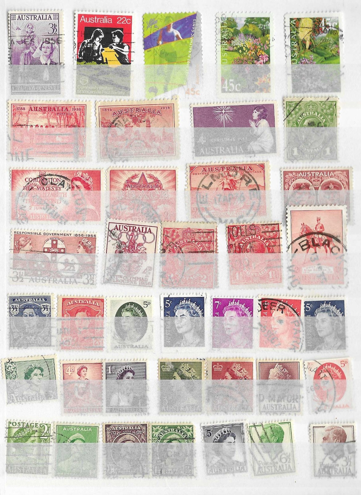 Australia. Collection_260315#101 (U, see scans). Good stamps, best price!