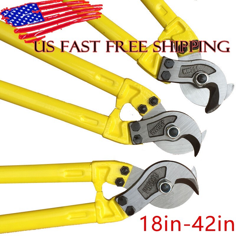 18in—42in Heavy Duty Hardened Cable Cutter Wire Rope Cable Cutter Us inventory