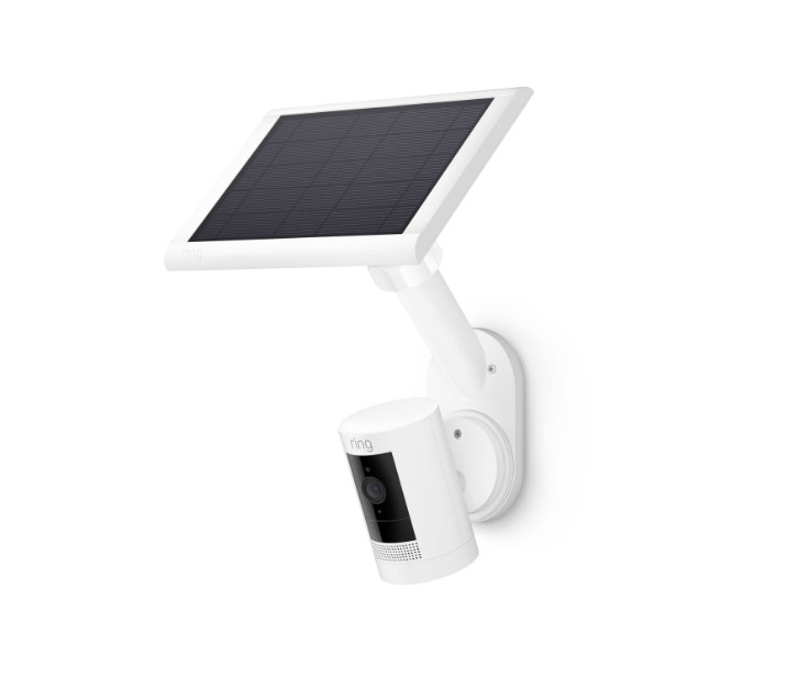 Ring Wall Mount for Cameras and Solar Panels - White