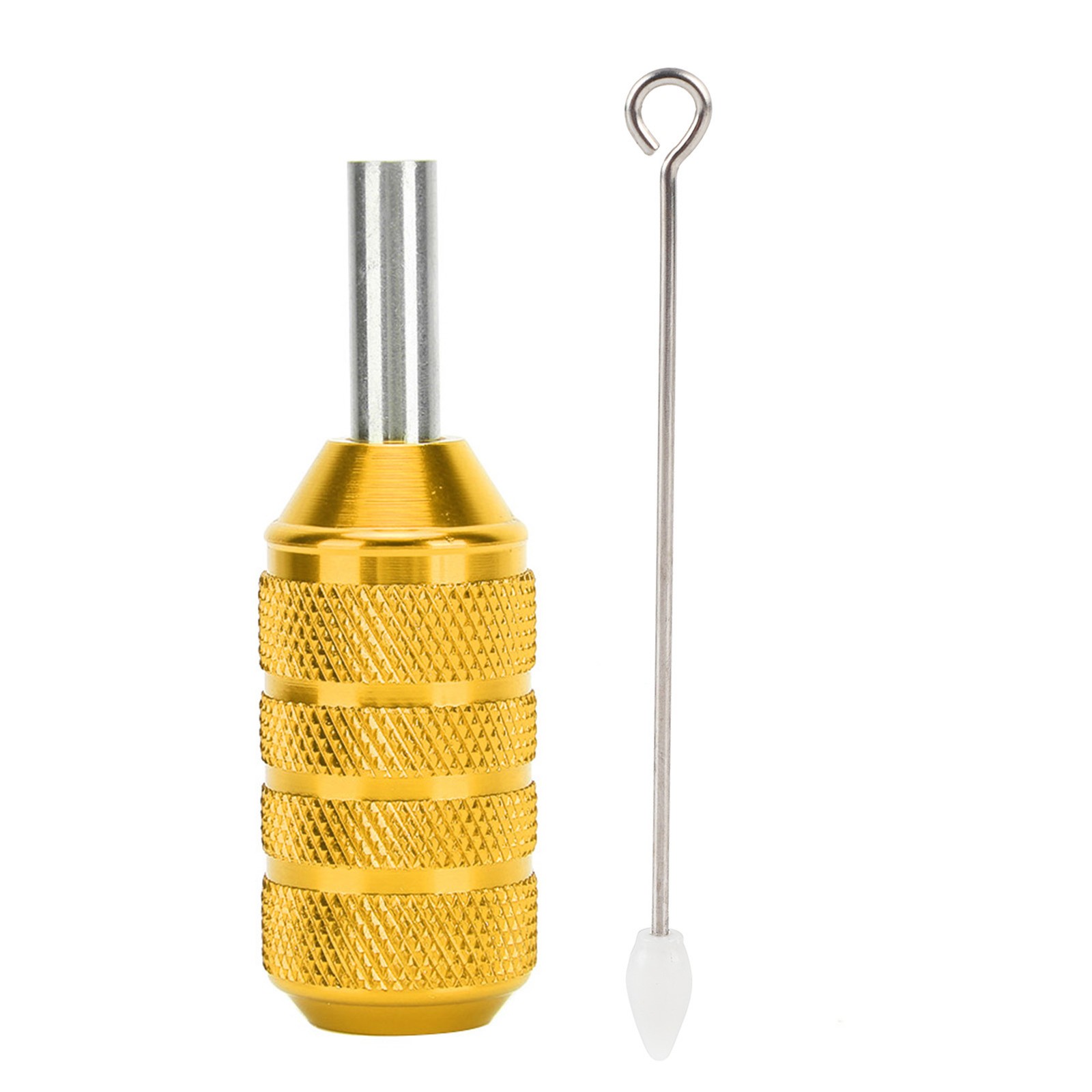 Gold 25mm Tattoo Machine Grip Aluminum Alloy Cartridge Needles Tattoo Grip