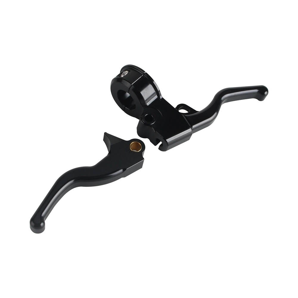 Easy Pull Clutch & Brake Levers For Harley Dyna Street Bob FXDB Low Rider 96-17