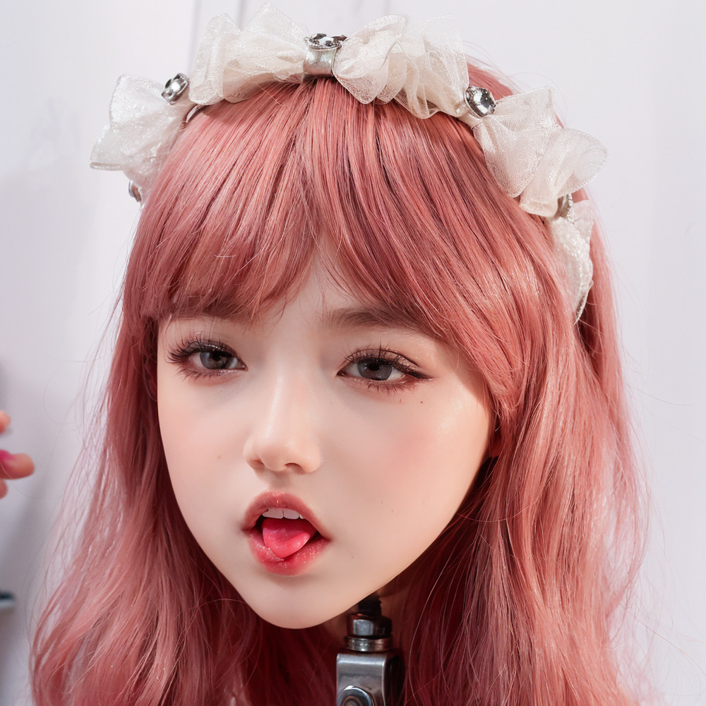 Female head model, replaceable wig,Mannequin Head,exquisite makeup,realistic,TPE