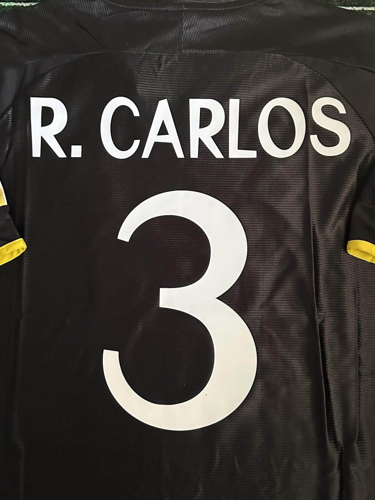 Real Madrid Roberto Carlos 99/00 Retro Throwback Reissue Player Fit XXL Jersey