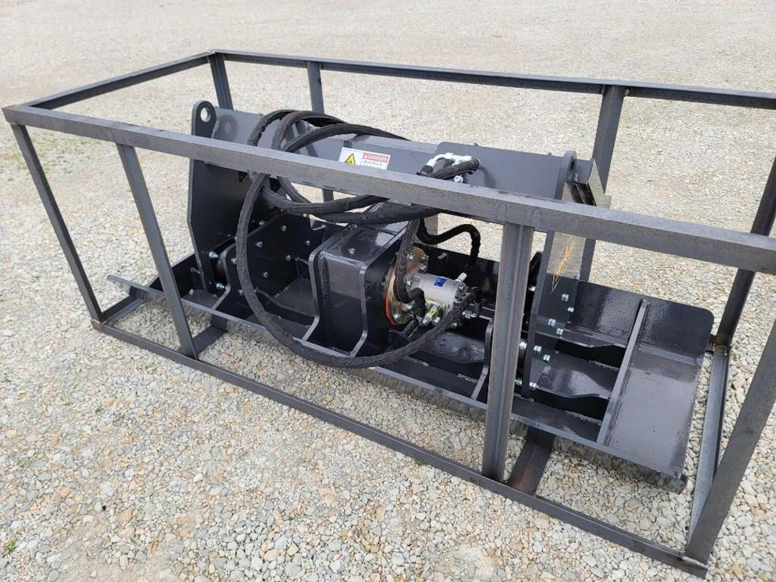 Landhoner 6' 72"  Vibratory Universal Mount Skid Steer Plate Compactor WE SHIP!