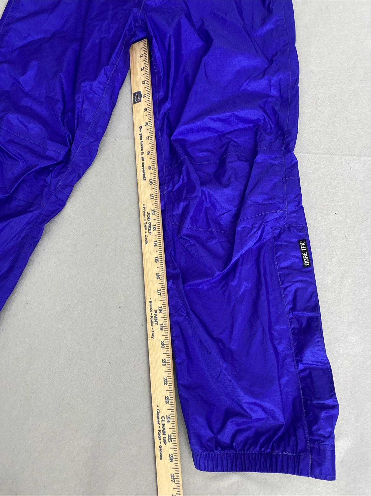 Mountain Hard Wear Gore-Tex Waterproof Pants Shell Small 26x27 Ankle Zip Purple