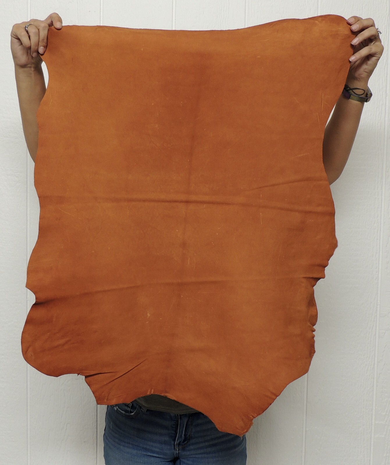 ACORN BUCKSKIN Leather Hide for Native Crafts Taxidermy Bags Laces Flute Bags