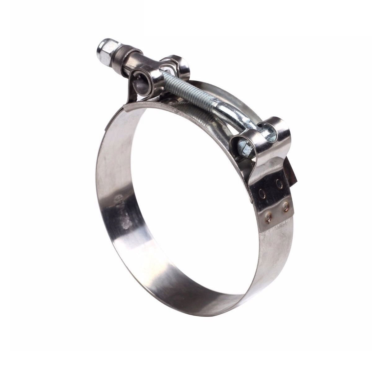 108mm-116mm Stainless Steel T-Bolt Clamp for ID:4" inch 102mm Silicone Hose 2PCS