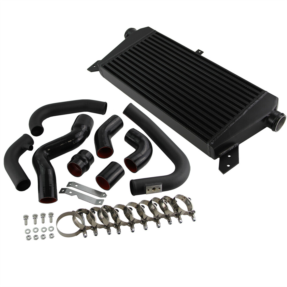 Front Mount Intercooler Pipe Kit For Audi A4 1.8T Turbo B6 Quattro 02-06 Black