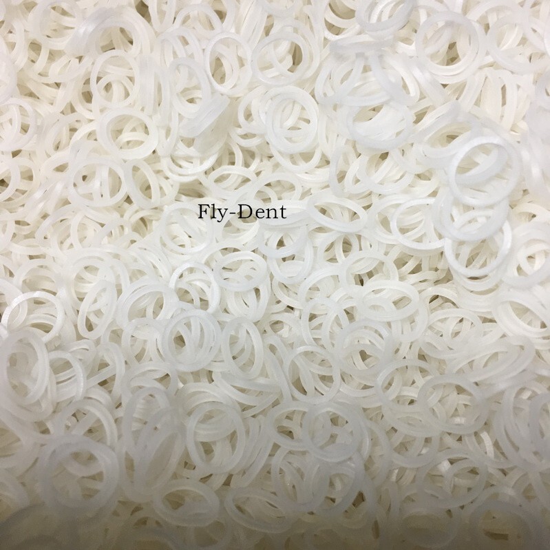 100Pcs Rubber Bands Dental Orthodontic Elastics Latex Braces 2.5/3.5/4.5/6.5OZ