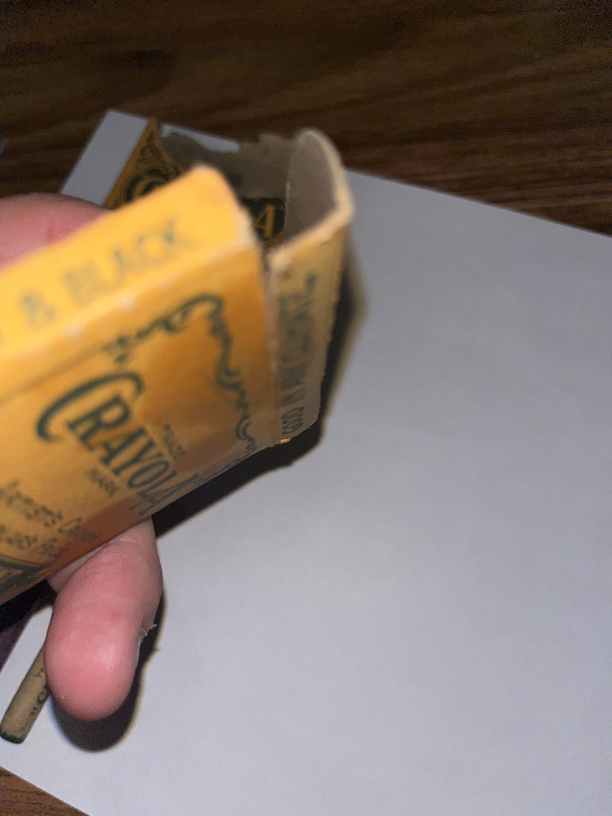 VTG Crayola No. 8 Box & Crayons Lot-(Early 1900s??)Gold Medal-Binney&Smith-RARE!