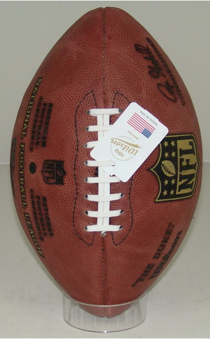 AZM Acrylic Plastic 3" Display Ring and Stand for Basketball, Football