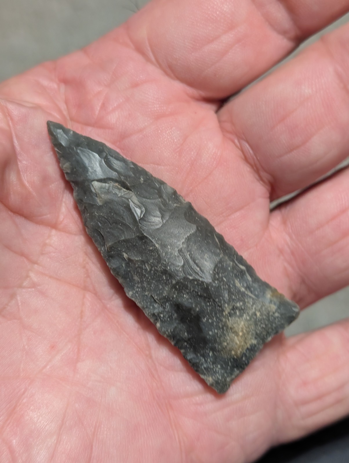 Gorgeous Copena, 2 7/16", N Ctrl Alabama, Bangor Chert, Authentic Arrowhead