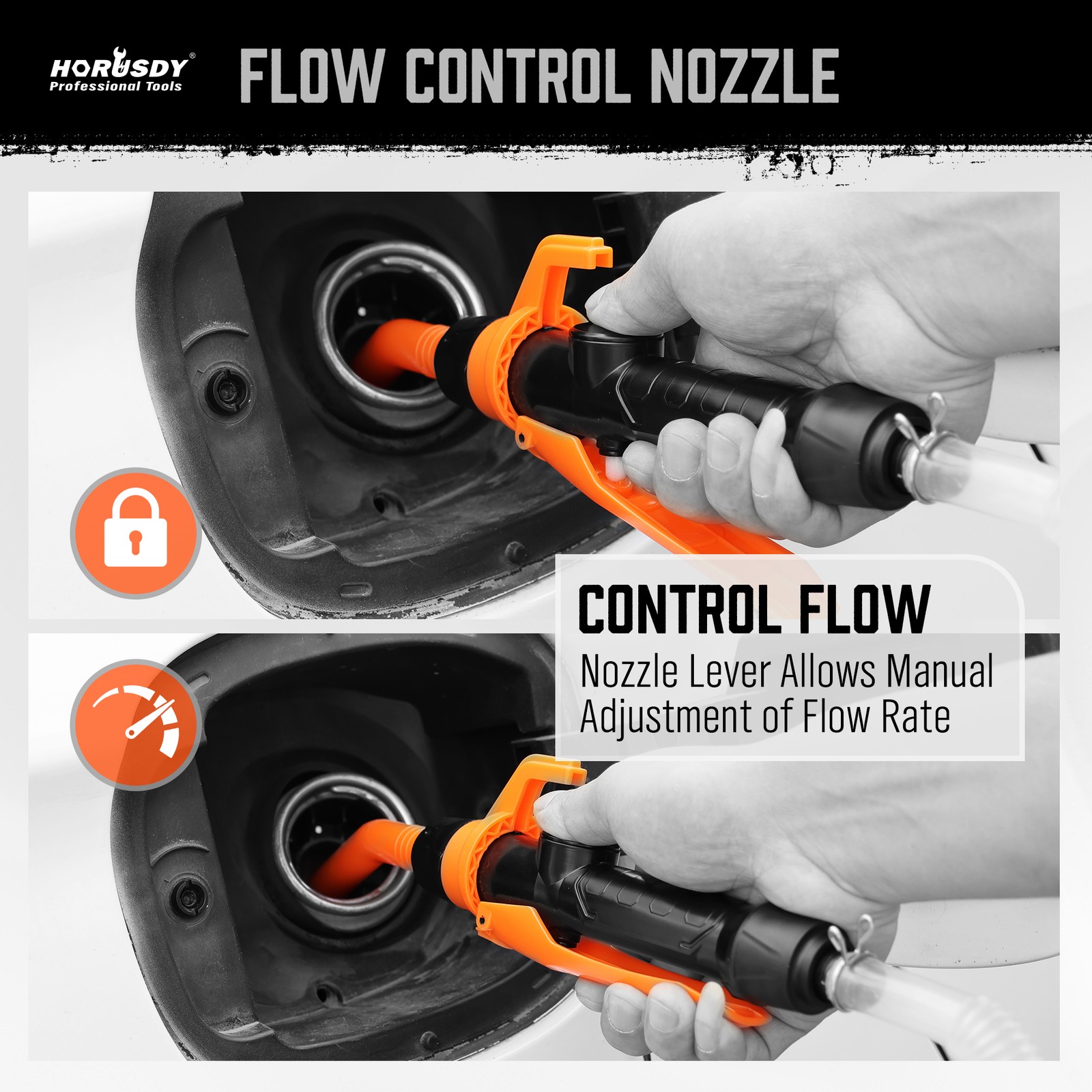 2PC Electric Syphon Pump Battery Operated Petrol Oil Water Fuel Transfer 2.2 Gal