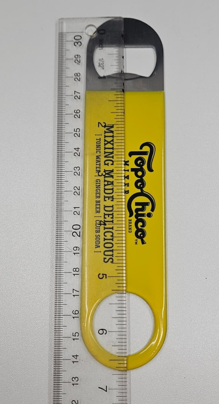 Topo Chico Mixer Bottle Opener – Yellow - NEW