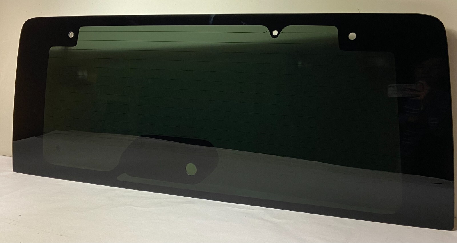 Fit: 2018-2024 Jeep Wrangler Rear Glass Window Heated /No Bottom Molding