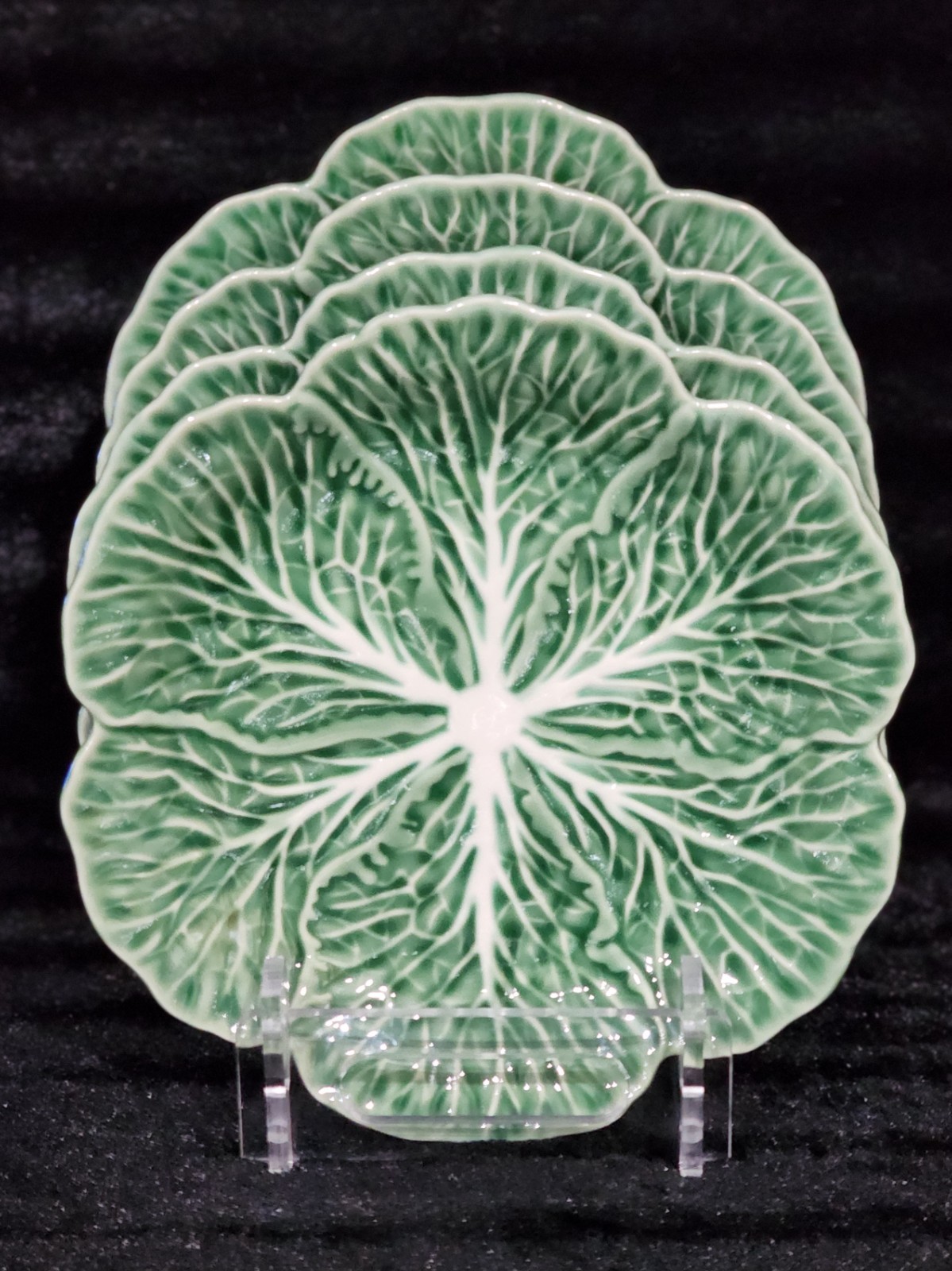 8 Green Cabbage 4 Dinner 4 Salad Plates Ceramic Hobby Lobby Easter Pinheiro Insp