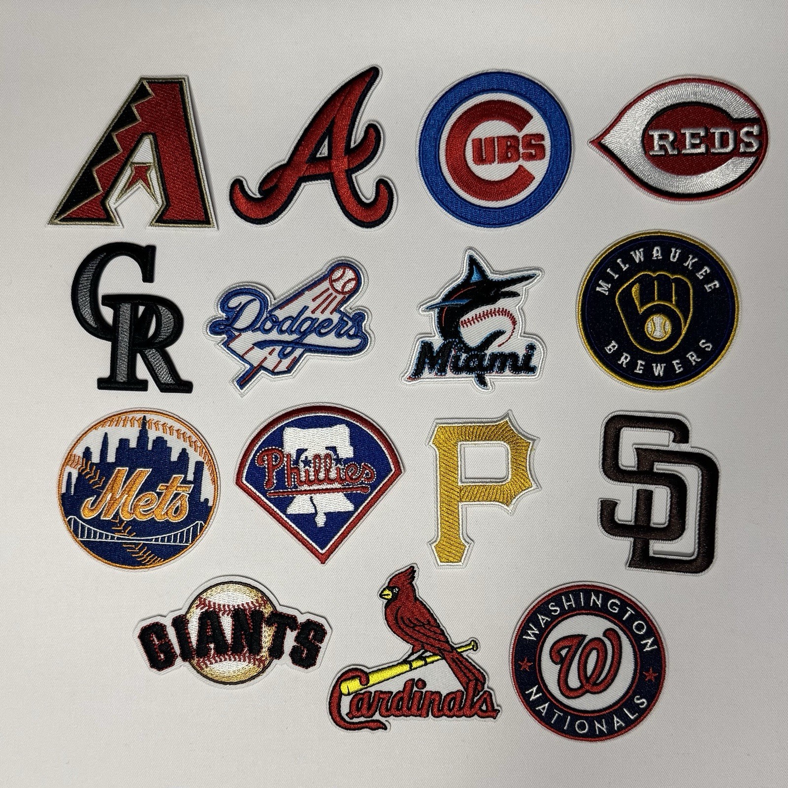 All MLB Team Logos Iron On Patches Wholesale Patches Lot of 30