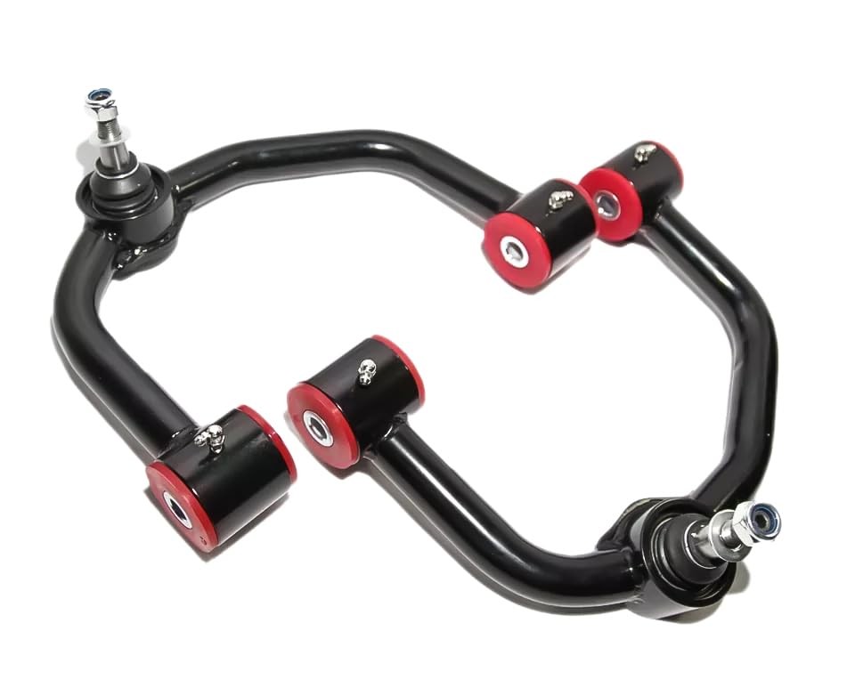 Front Upper Control Arms Compatible with Ford F-150Suspension Kits Tubular Black