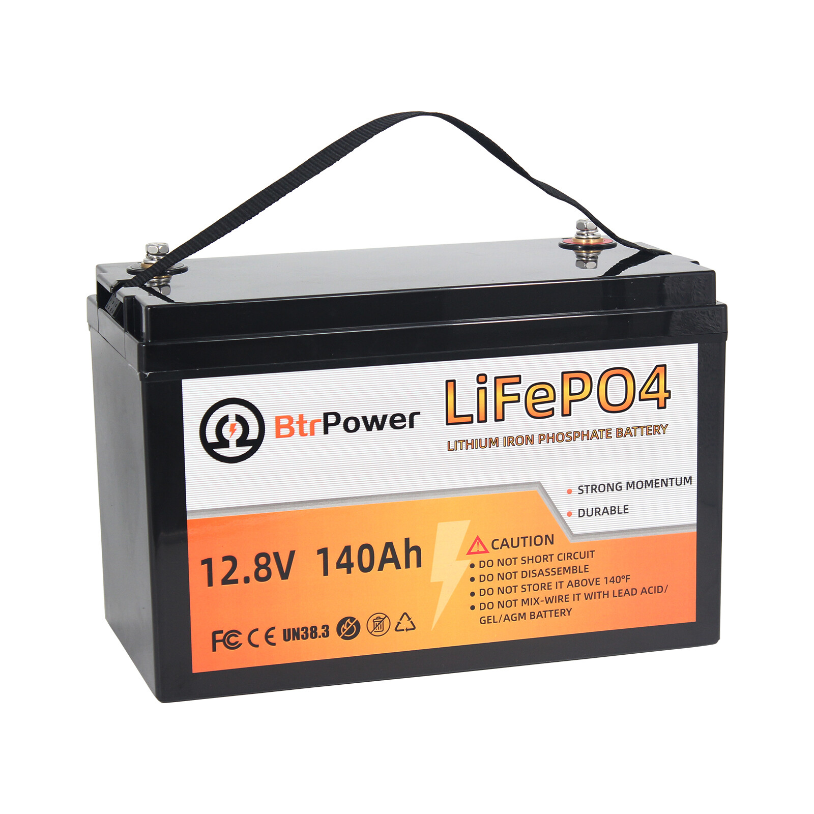12V LiFePO4 battery 140Ah lithium Battery for RV Deep Cycle Solar Marine System