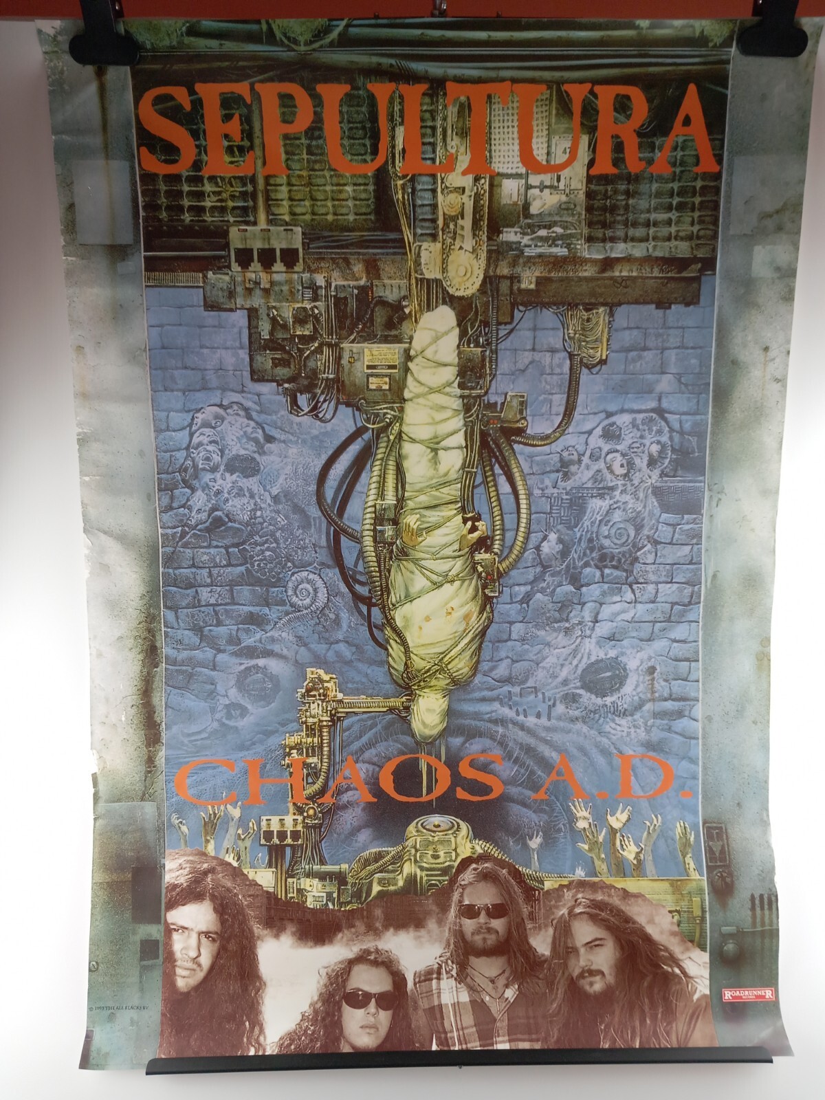 Poster Sepultura Chaos A.D. large 28x40" 70x100cm original 1993