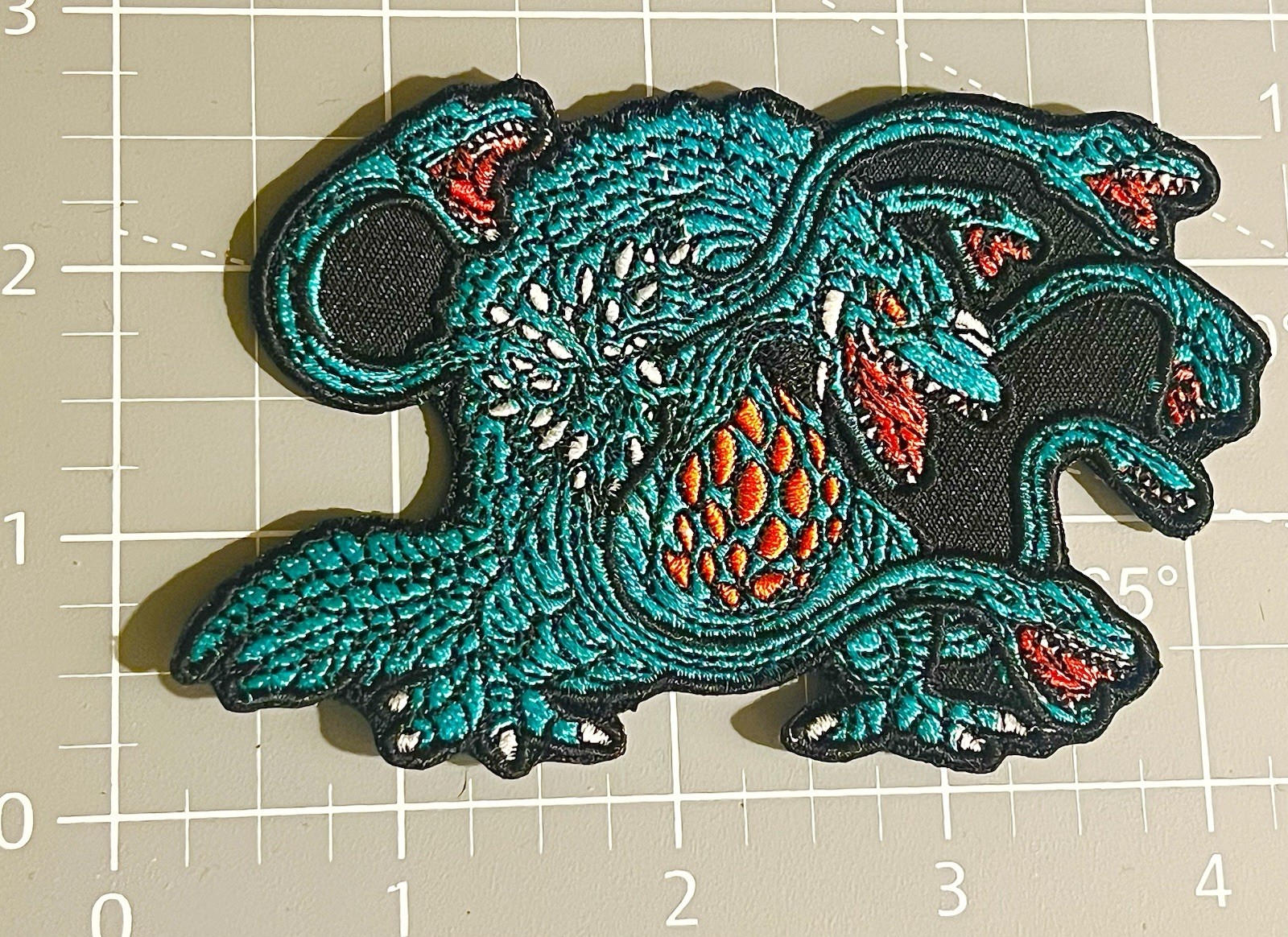 GODZILLA monster 4" BIOLLANTE embroidered figure Badge PATCH action Ghidorah