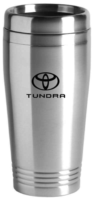 Toyota Tundra Silver 16oz Stainless Steel Tumbler Travel Mug Official Licensed