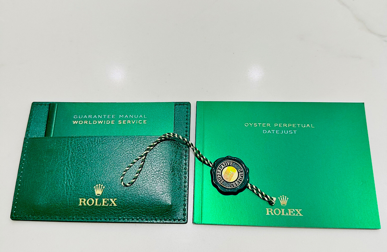 Authentic Rolex Datejust Booklet Tag Card Holder 126334 126300 126333 2020-NOW