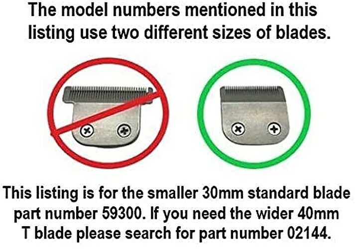 Wahl Trimmer Replacement Detachable Stainles Steel 30mm Standard Blade 59300