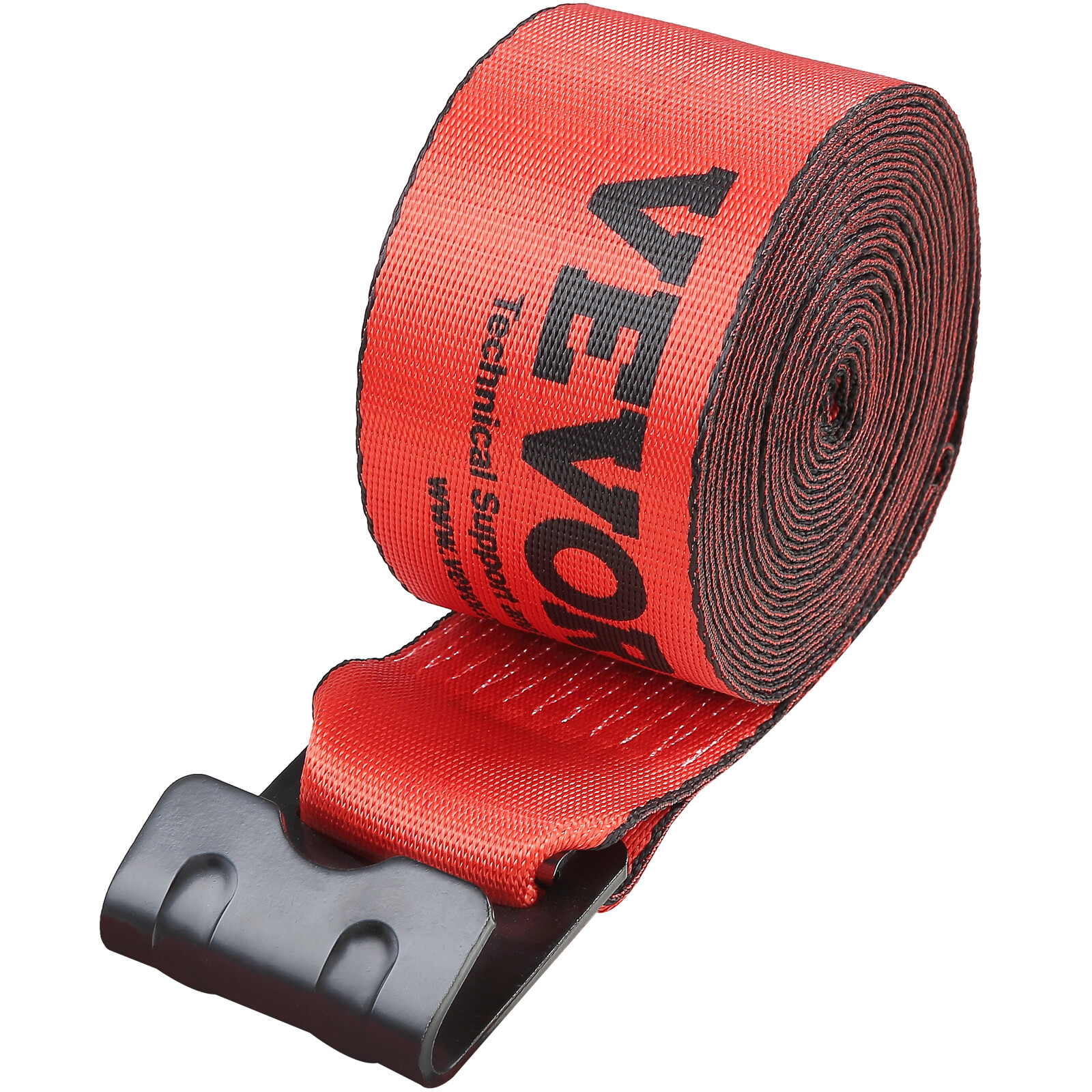 VEVOR 4" x 30' Truck Straps Tie Down Winch Straps w/ Flat Hooks 10 Pack Red