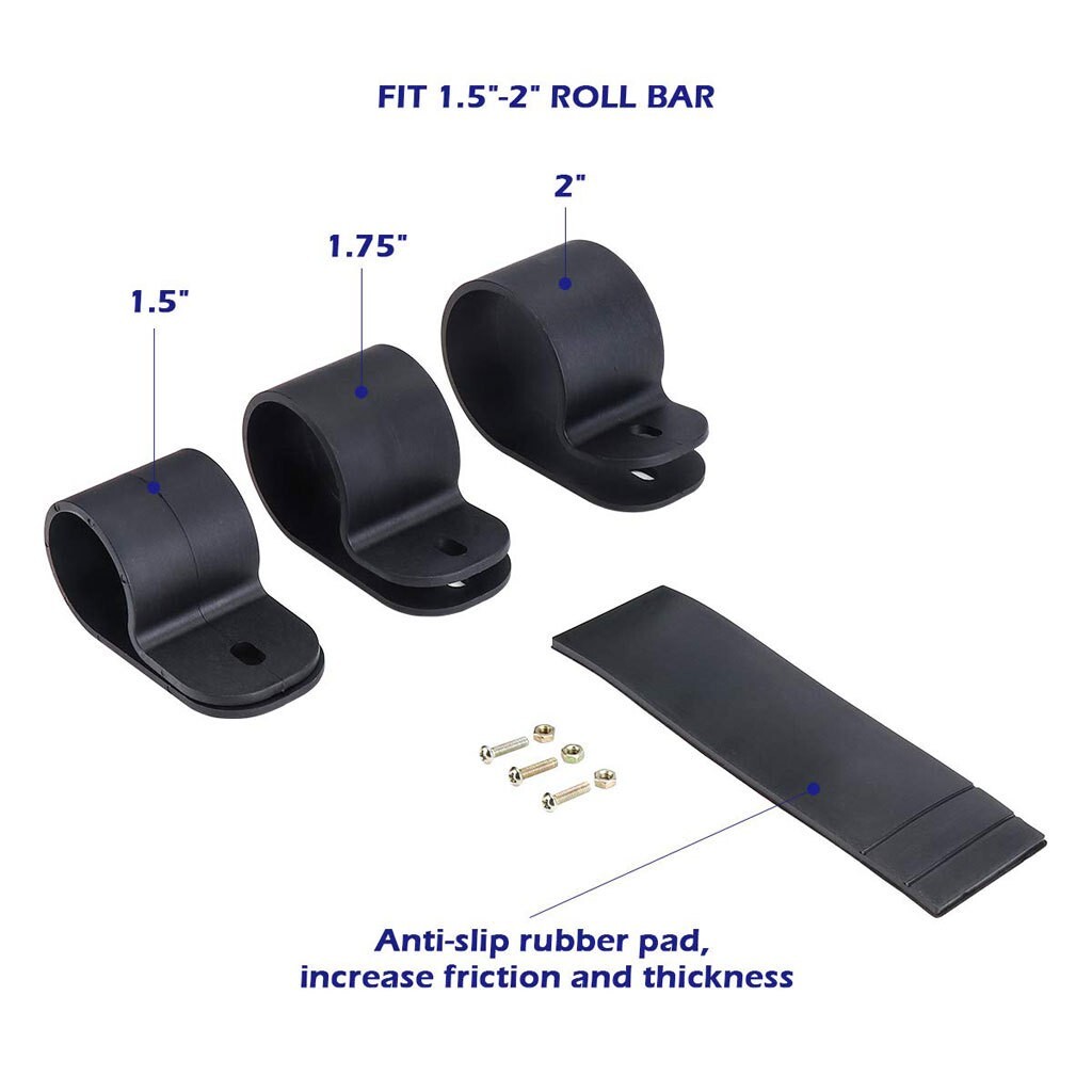 UTV Rear View Center Mirror for 1.5"-2" Polaris RZR Honda Talon Yamaha Kawasaki