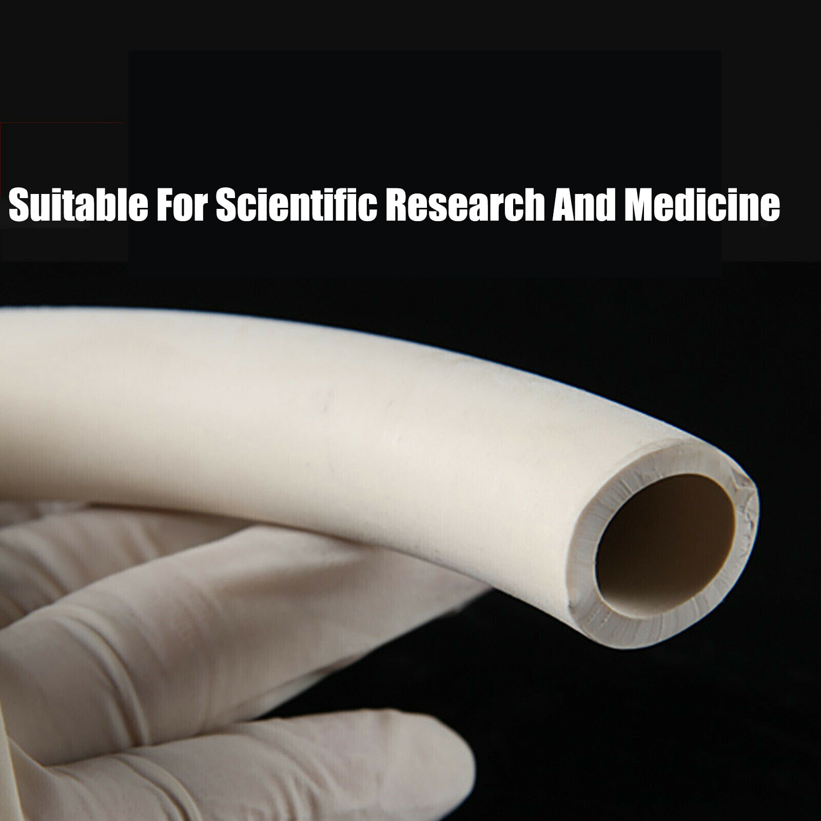 White Rubber / Vacuum Tube Laboratory Hose Pipe High Quality Inner Dia 2mm~25mm