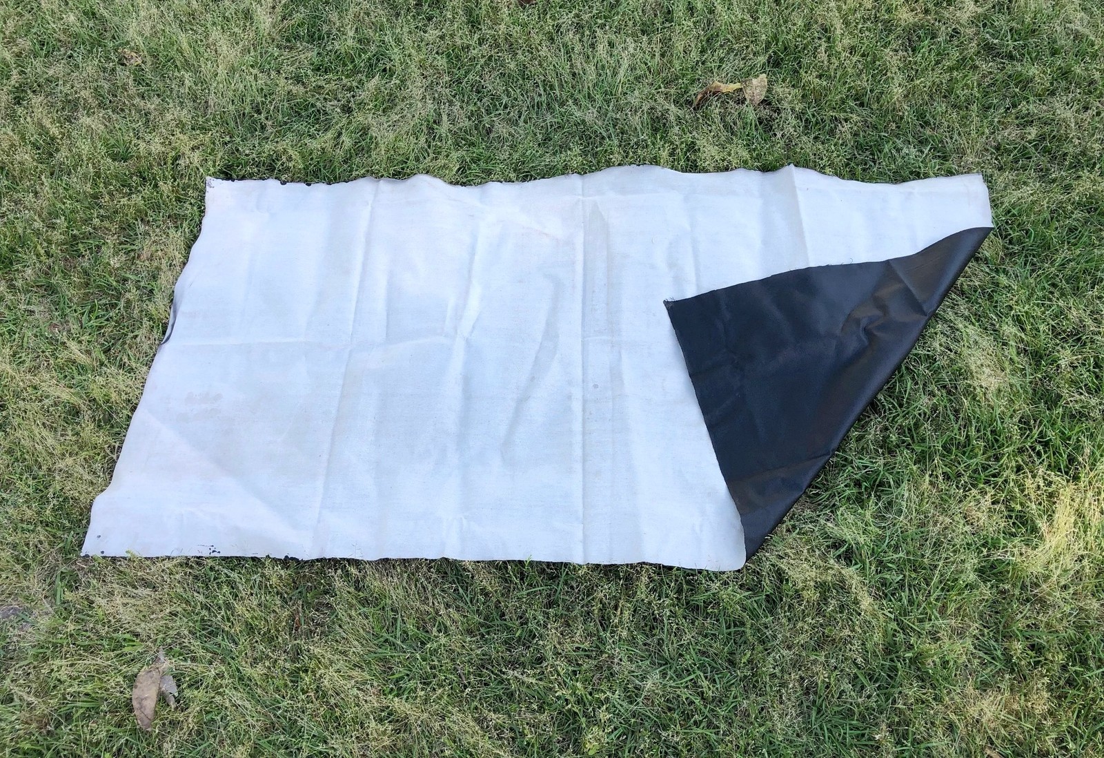 Painted Canvas Ground Cloth - Reenactment Camping