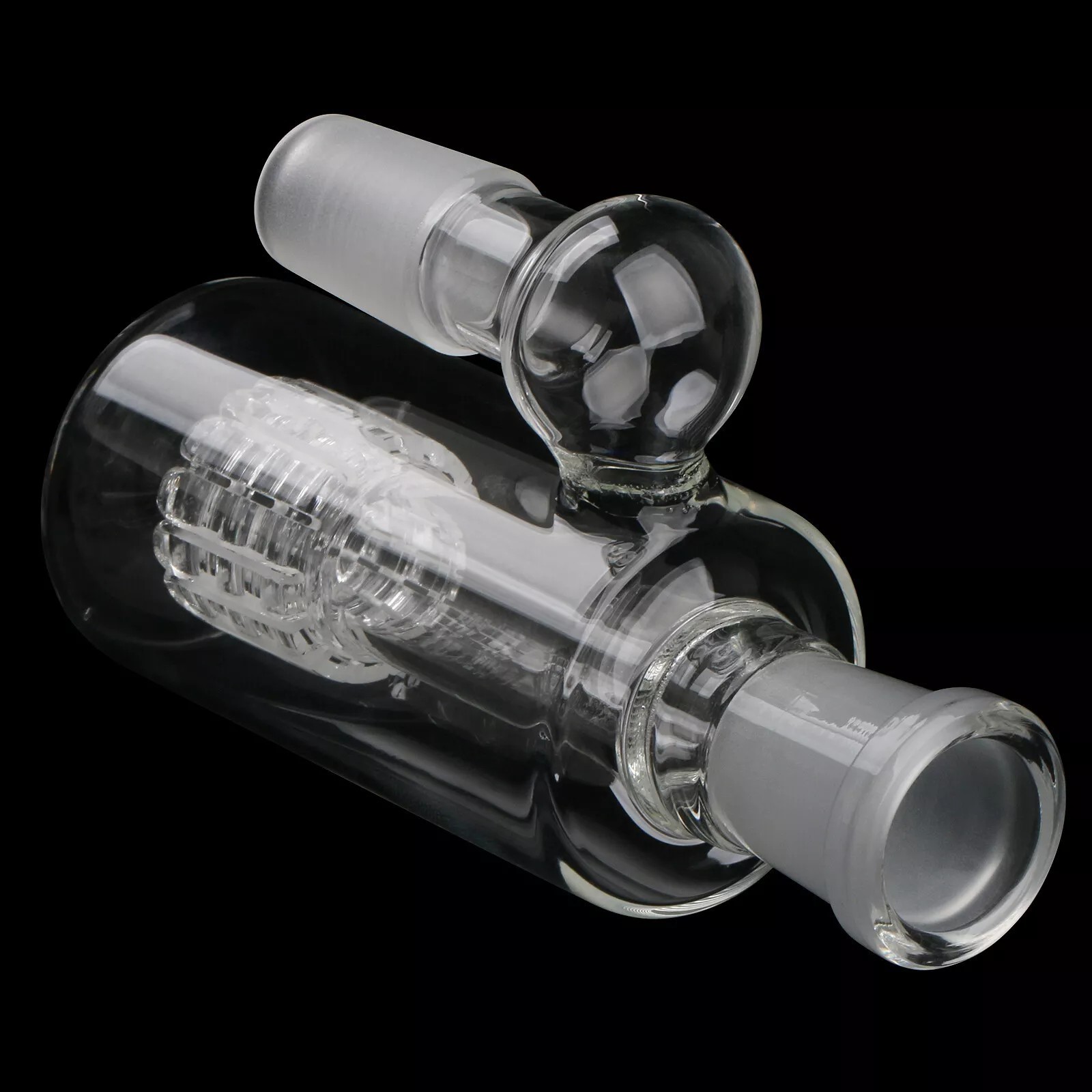 14mm Ash Catcher 90 Degree Glass Water Bong Thick Pyrex Glass Bubbler