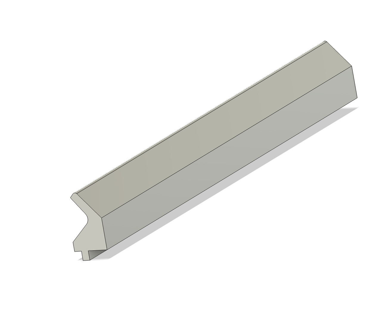 Press Brake Gooseneck Punch Die 36" Long 1/2" Wide Finger