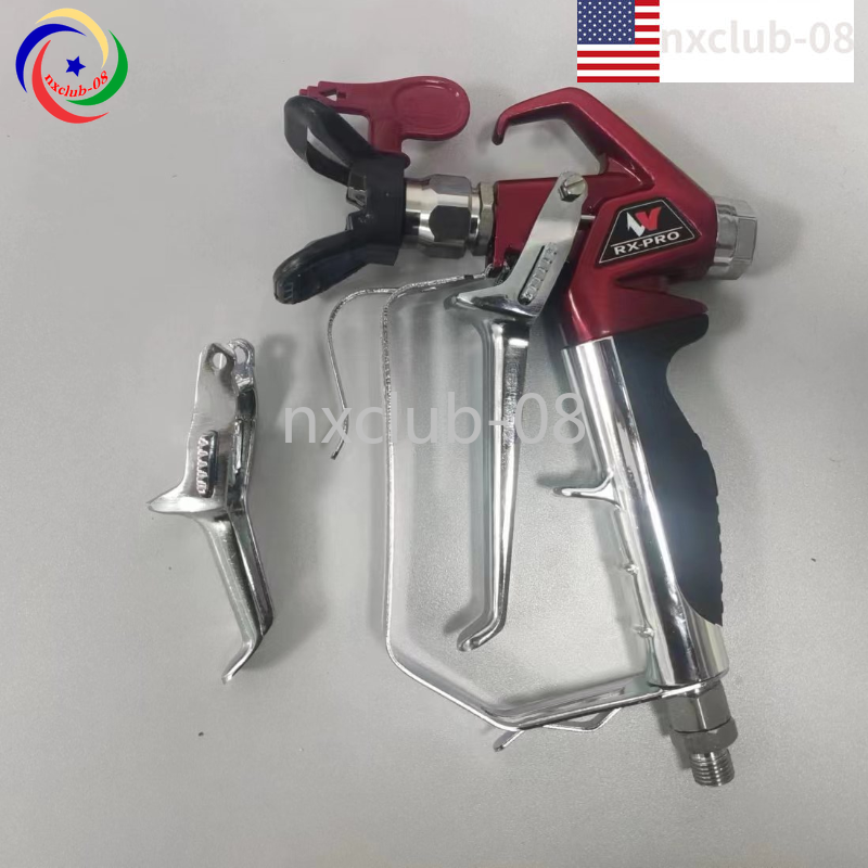 538020 2 Finger Airless Spray Gun RX-Pro Red Series W/ 517 Tip & Guard Titan New