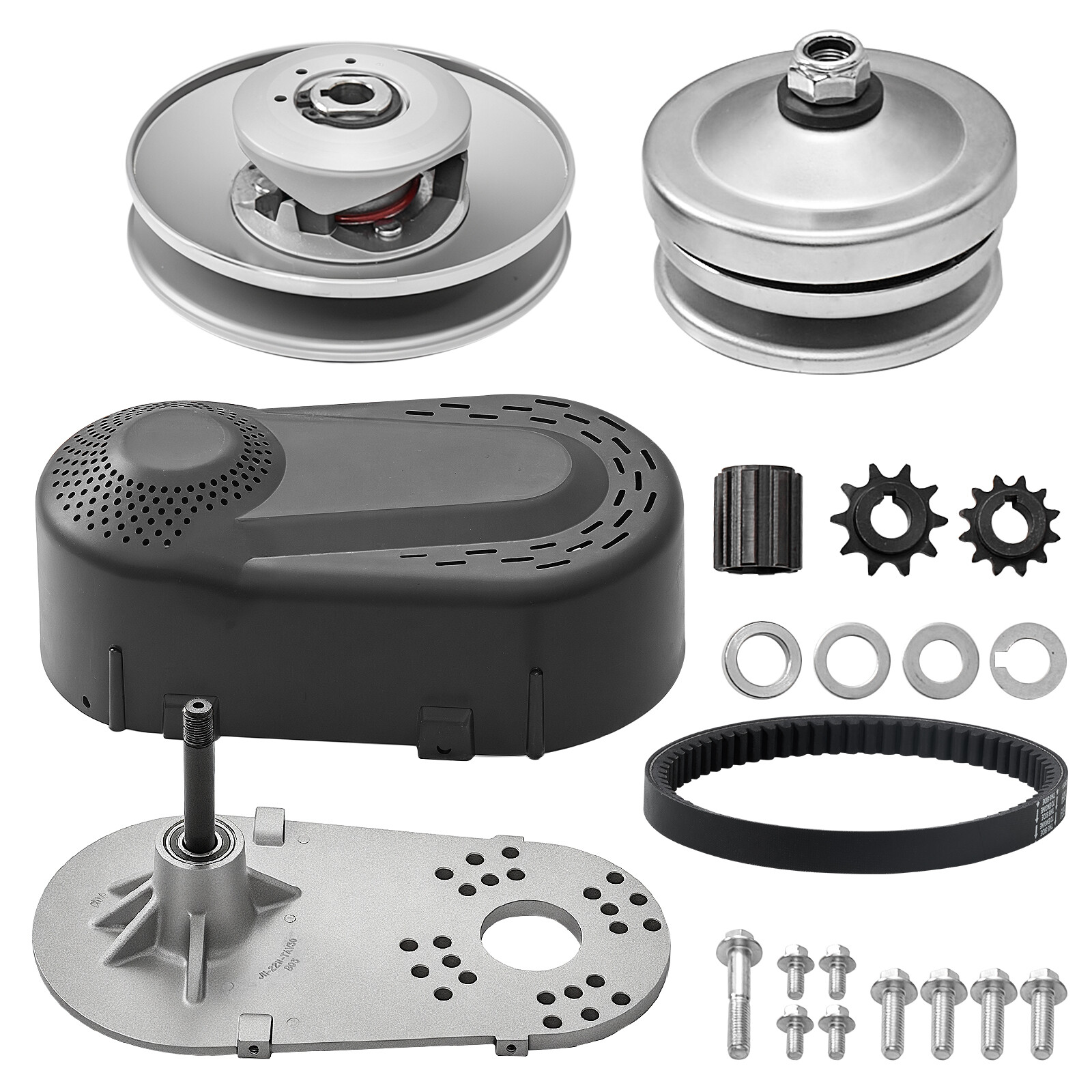 VEVOR 1" Clutch Go Kart Torque Converter 10t12t Complete Cvt Combo 30 Mini Bike