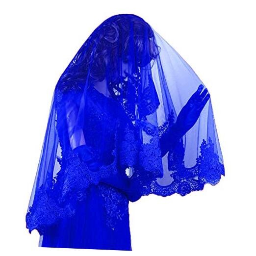 Wedding Bride Veil Beautiful Long Veil with lace at Edge Waist Length