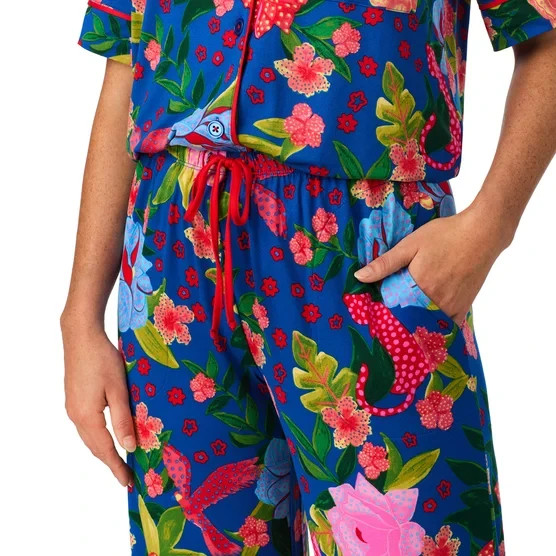 Room Service 2PC Women's Pajama Set Pink Sleepwear