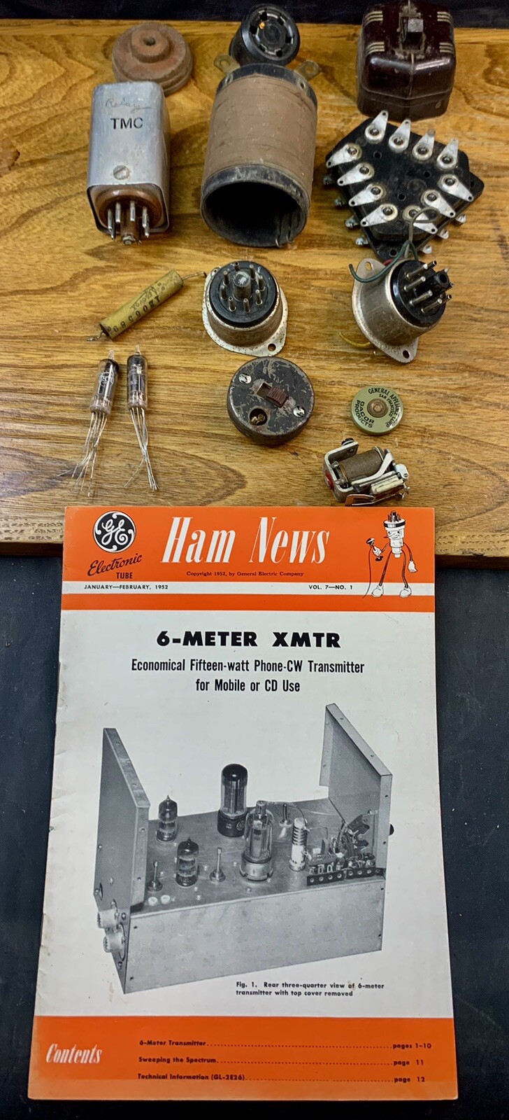 Miscellaneous Vintage Radio Parts - (A96) * FROM HAM RADIO / ANTIQUE ESTATE *