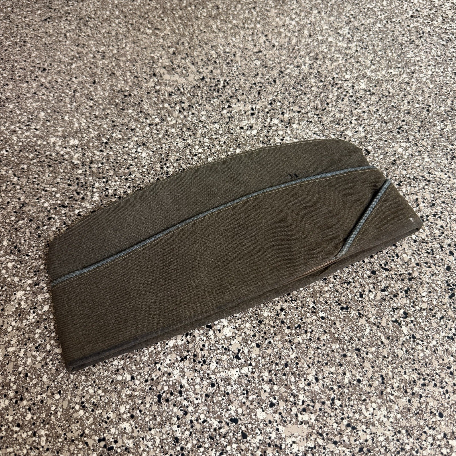 WW2 US Military Overseas Garrison Side Cap Army Infantry Blue