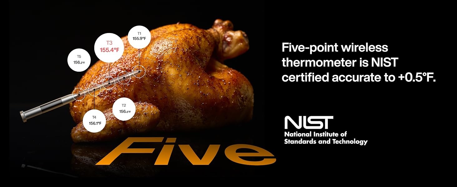 Typhur Sync 8 Quart AI Smart Air Fryer w/ Built-in Wireless Meat Thermometer