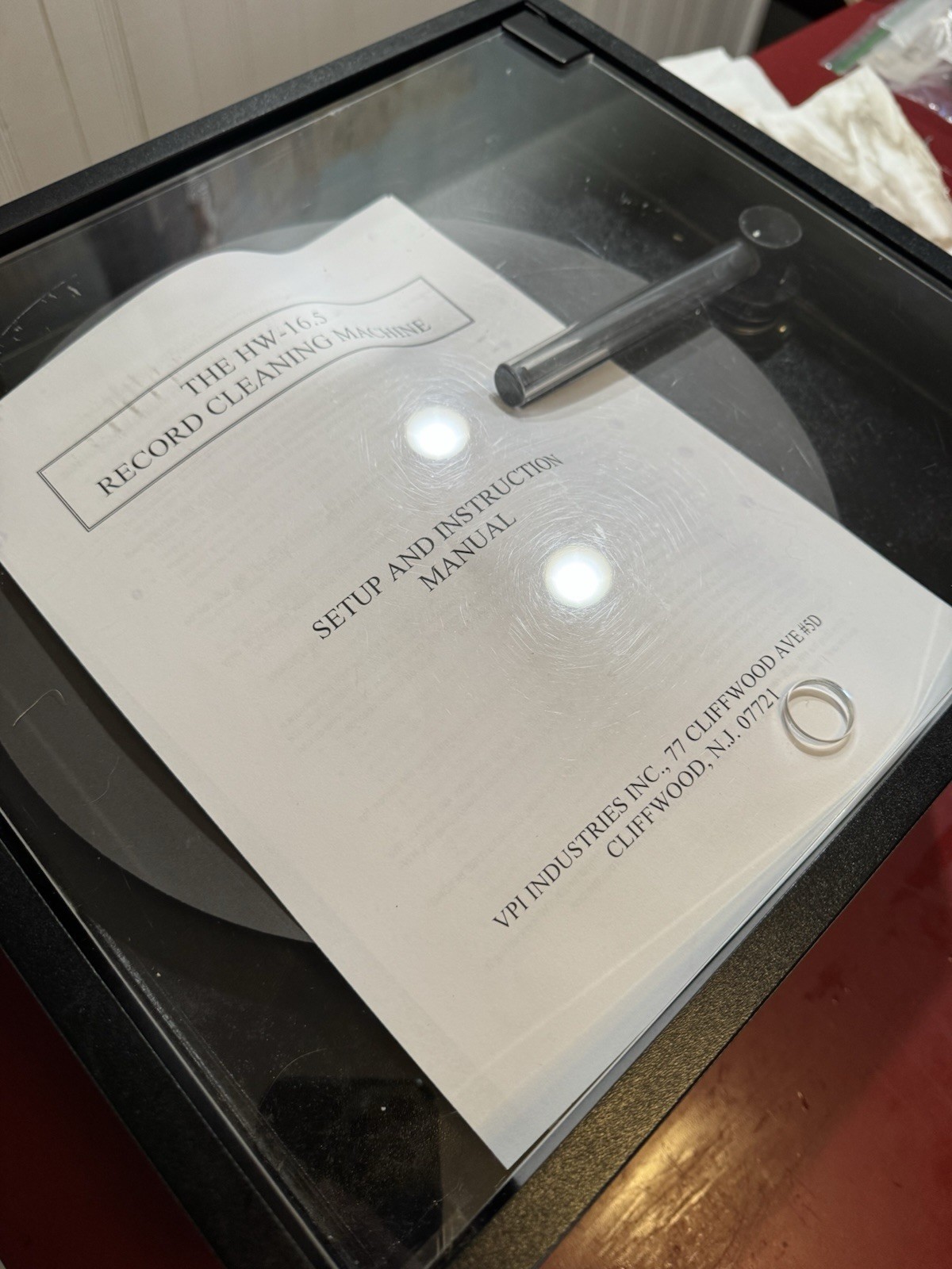 VPI HW-16.5 Motorized Vacuum Record Cleaning Machine.nice Unit.