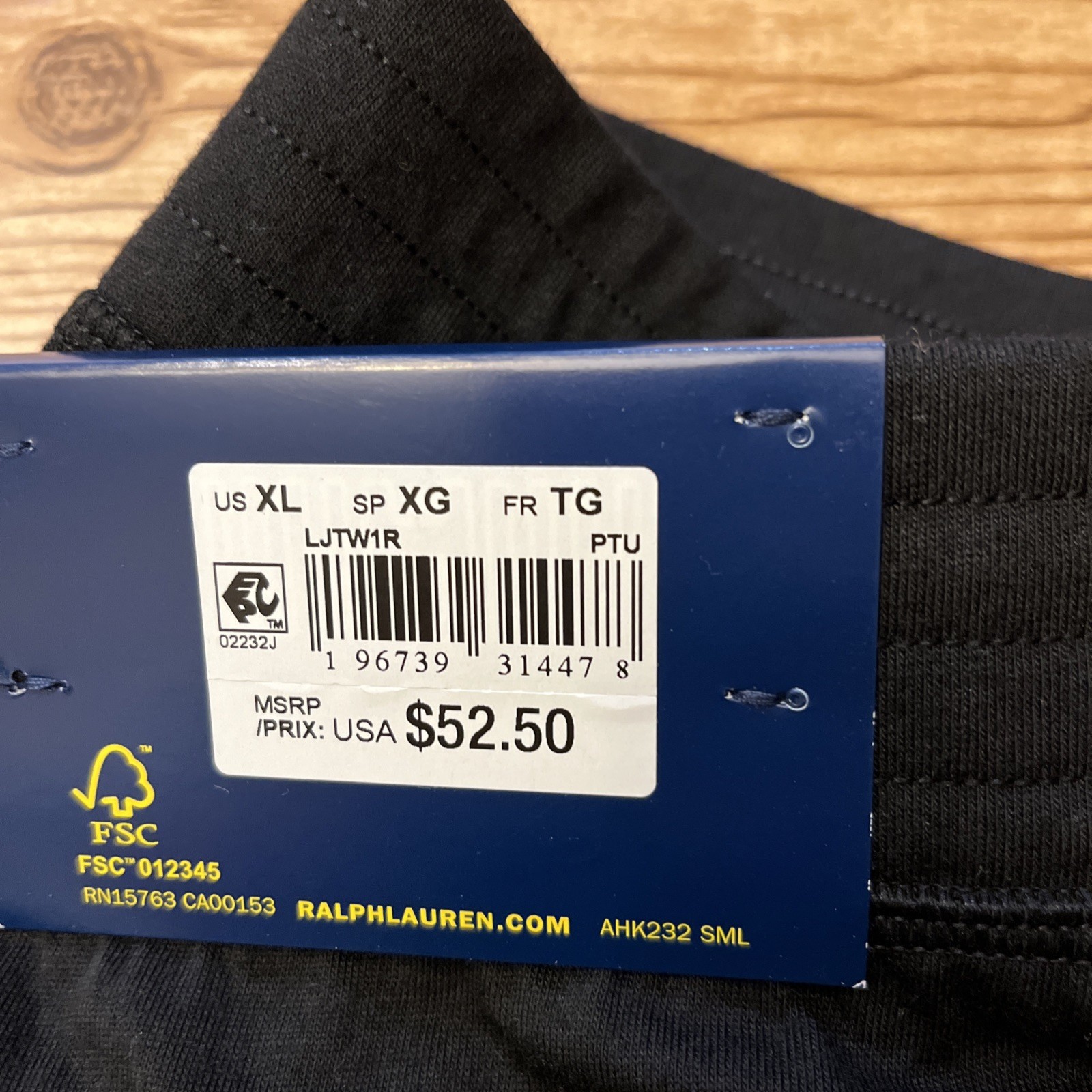 Polo Ralph Lauren Mens Wool Blend Base Layer Pants Side Panels Long Undergarment