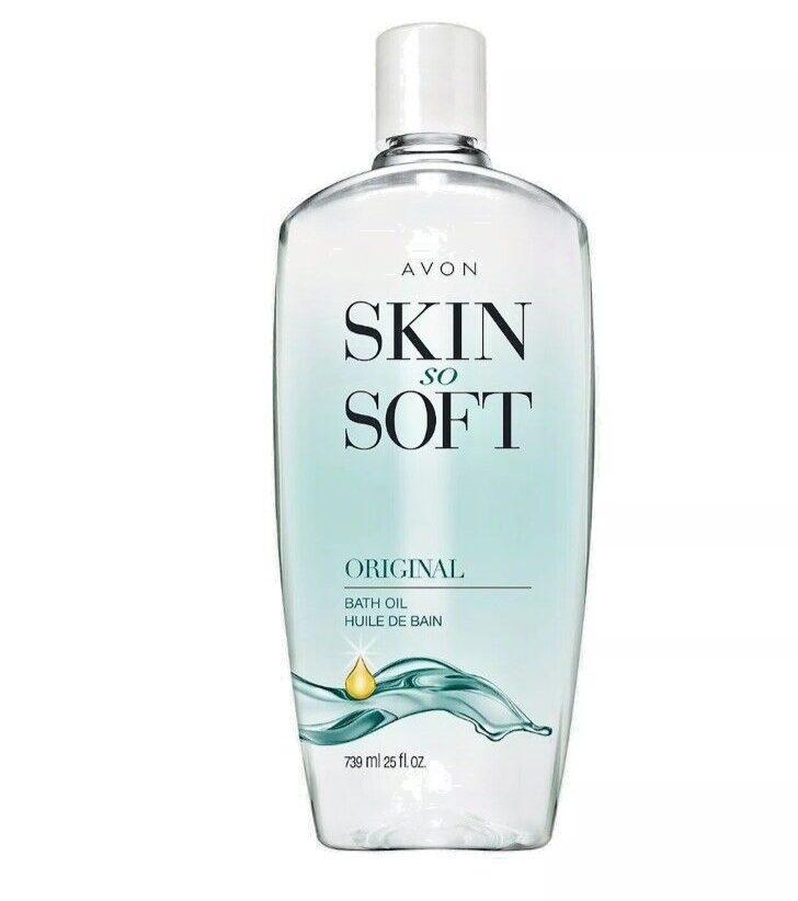 Avon Skin So Soft SSS Original Bath Oil 25 fl oz Brand New -Free TRAVEL SPRAY