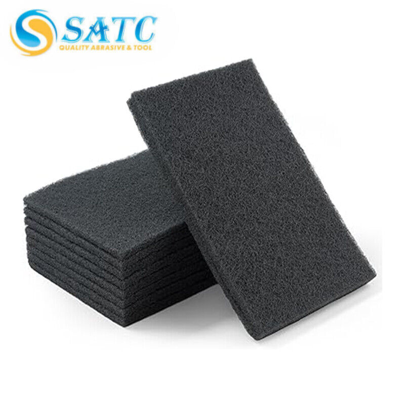 6” x 9” Scuff Pads 10PCS Gray Ultra Fine General Purpose Scuff Pads for Sanding